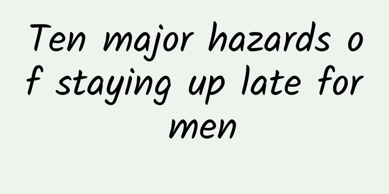 Ten major hazards of staying up late for men