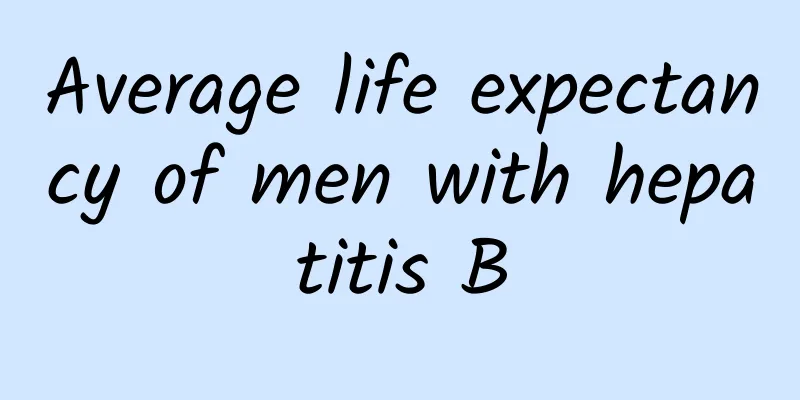 Average life expectancy of men with hepatitis B