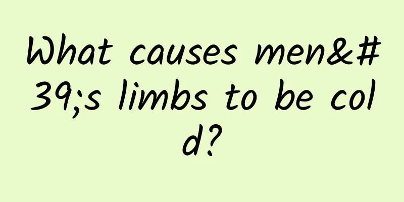 What causes men's limbs to be cold?