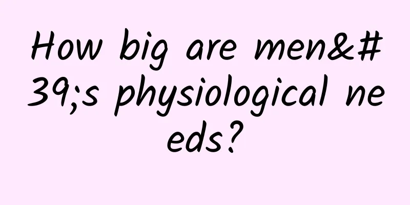 How big are men's physiological needs?