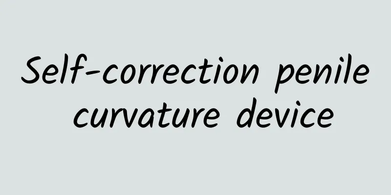 Self-correction penile curvature device