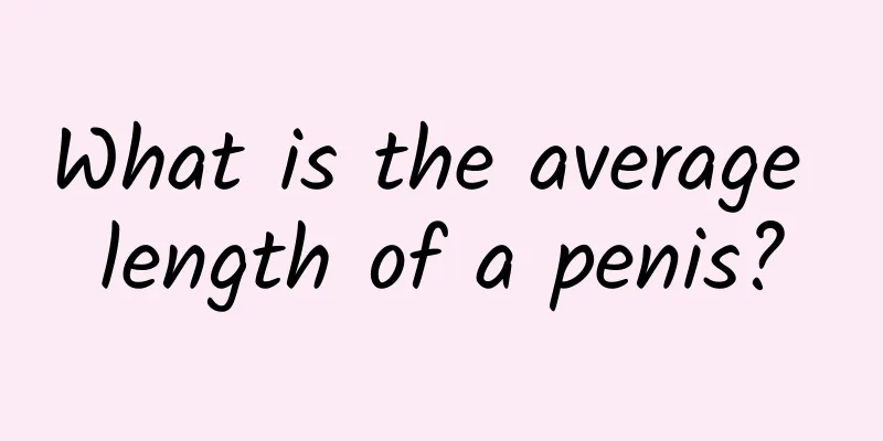 What is the average length of a penis?