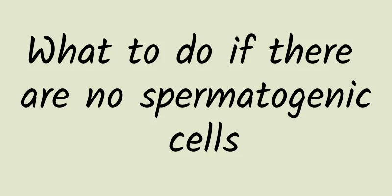 What to do if there are no spermatogenic cells