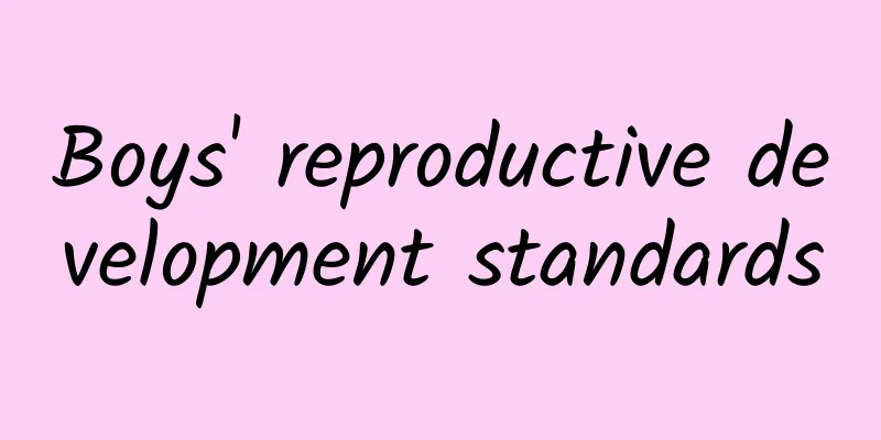 Boys' reproductive development standards