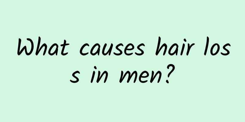 What causes hair loss in men?