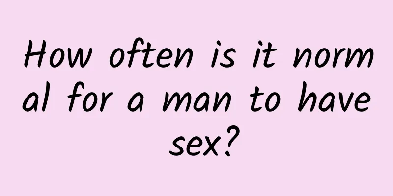 How often is it normal for a man to have sex?