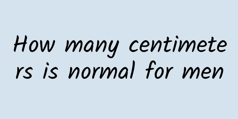 How many centimeters is normal for men