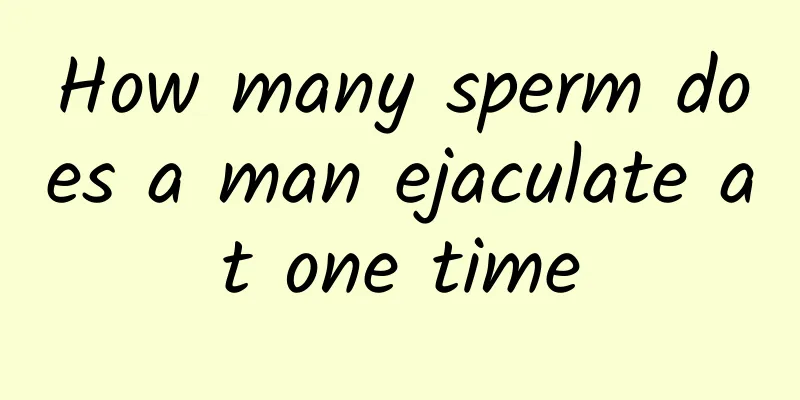 How many sperm does a man ejaculate at one time