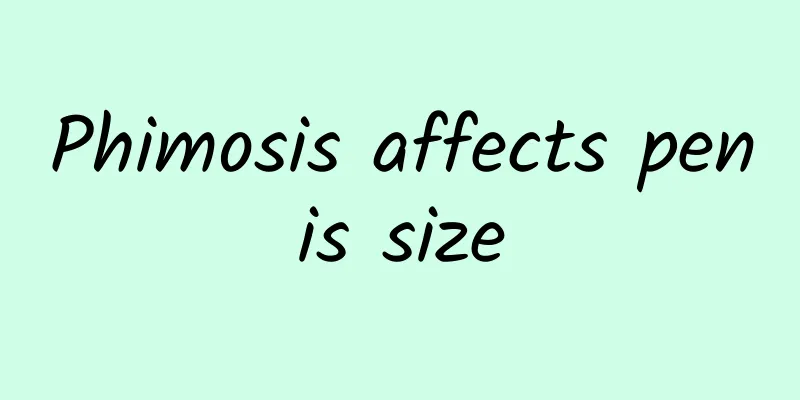 Phimosis affects penis size