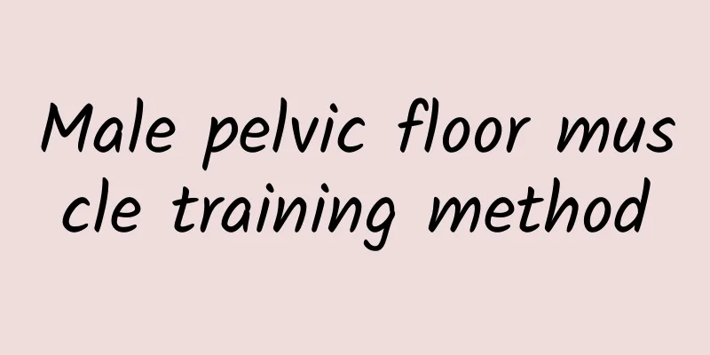 Male pelvic floor muscle training method