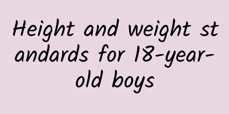Height and weight standards for 18-year-old boys
