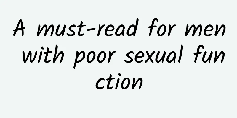 A must-read for men with poor sexual function