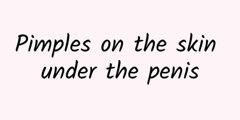 Pimples on the skin under the penis