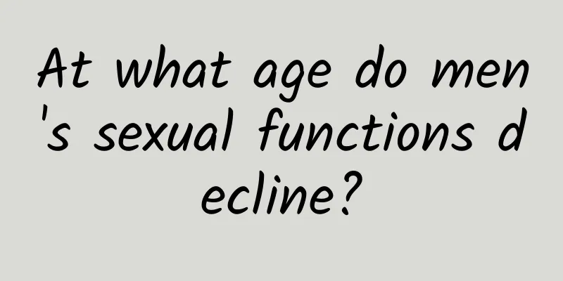 At what age do men's sexual functions decline?