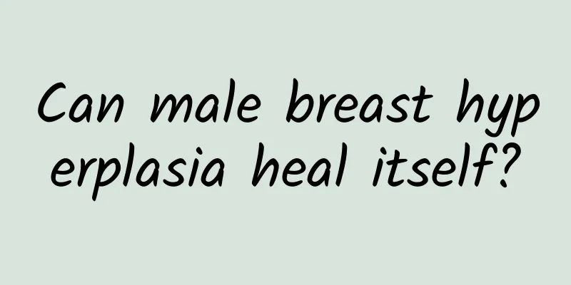 Can male breast hyperplasia heal itself?