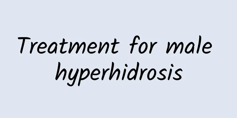Treatment for male hyperhidrosis