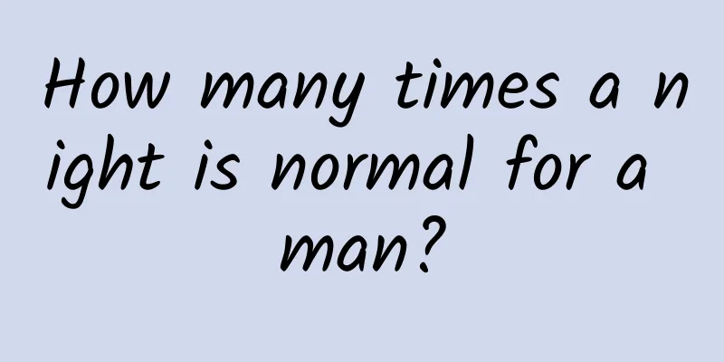 How many times a night is normal for a man?