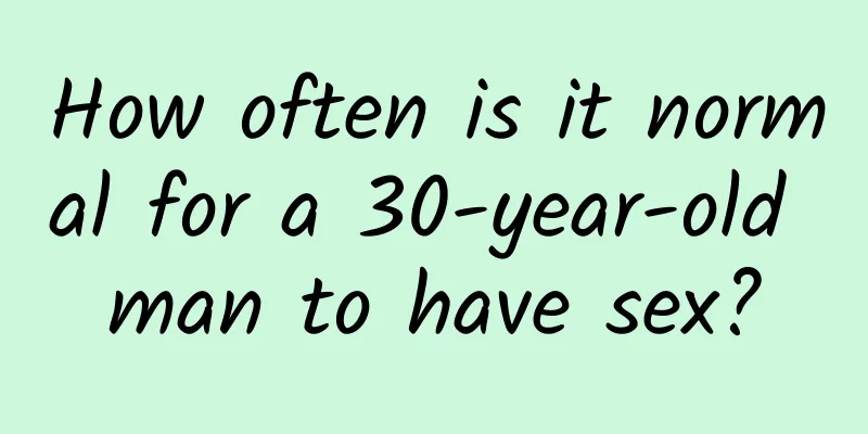 How often is it normal for a 30-year-old man to have sex?