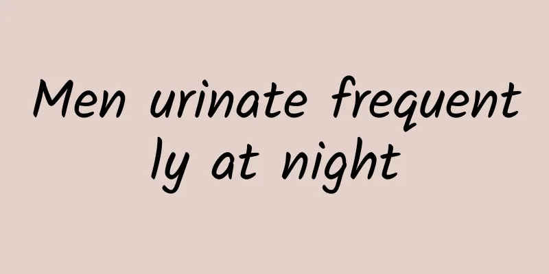 Men urinate frequently at night
