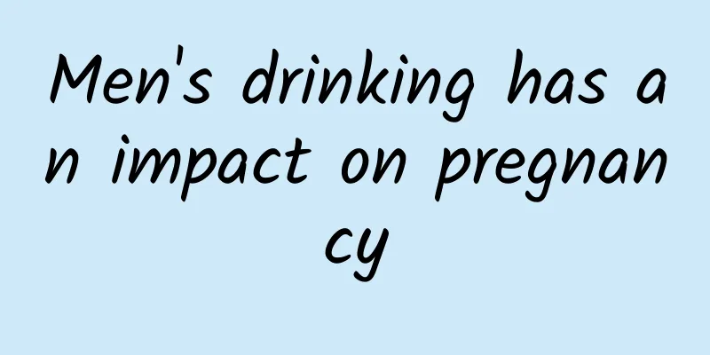 Men's drinking has an impact on pregnancy