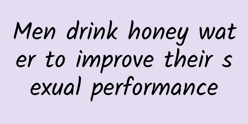Men drink honey water to improve their sexual performance