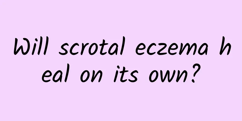 Will scrotal eczema heal on its own?