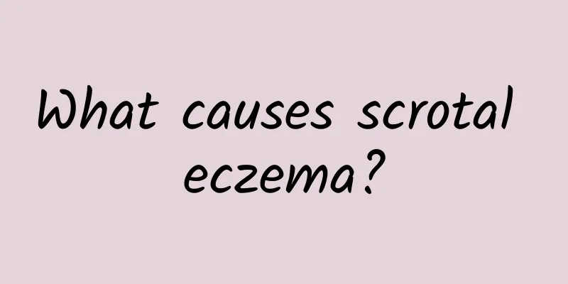 What causes scrotal eczema?