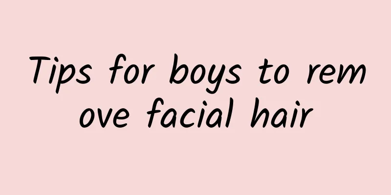 Tips for boys to remove facial hair