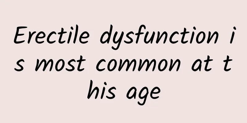 Erectile dysfunction is most common at this age