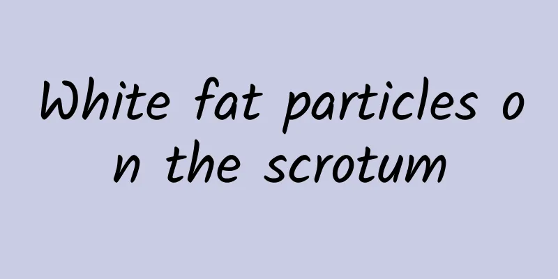White fat particles on the scrotum