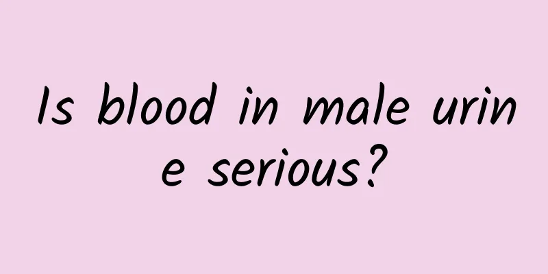 Is blood in male urine serious?