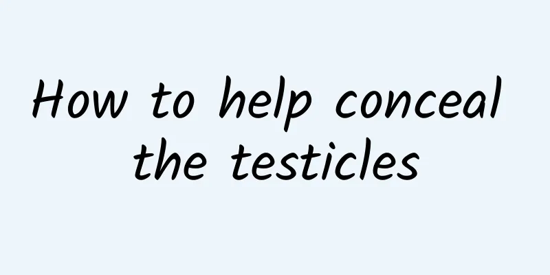 How to help conceal the testicles