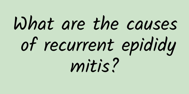 What are the causes of recurrent epididymitis?