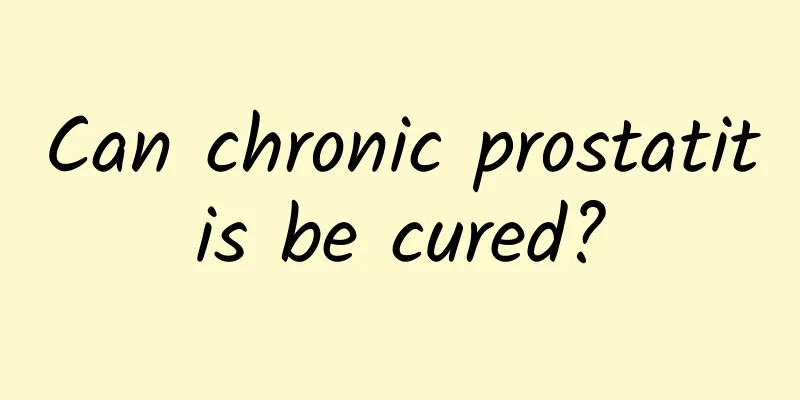 Can chronic prostatitis be cured?