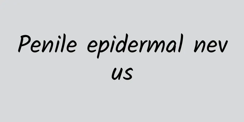 Penile epidermal nevus