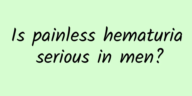 Is painless hematuria serious in men?