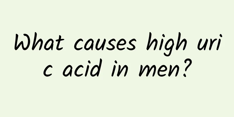 What causes high uric acid in men?