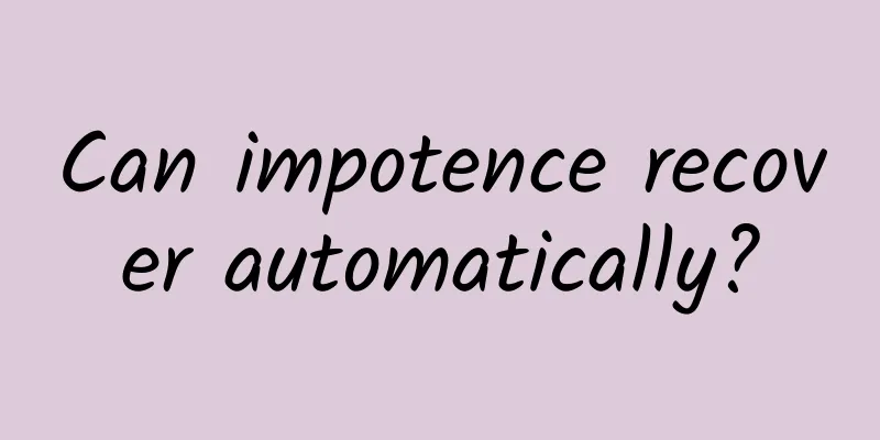 Can impotence recover automatically?