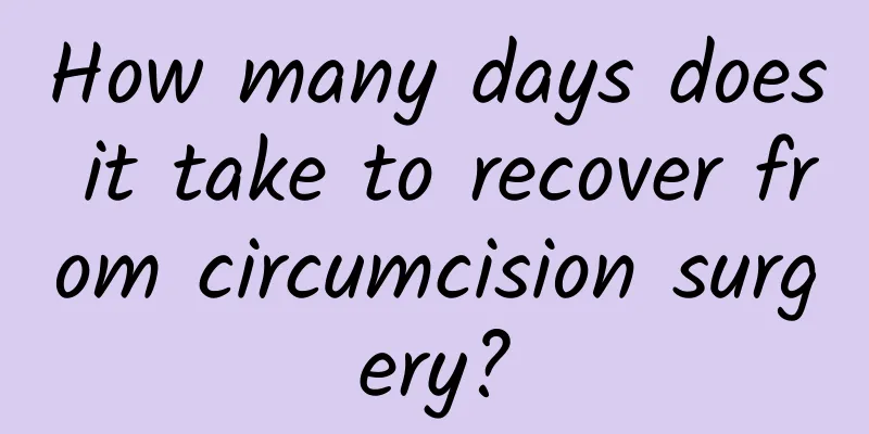 How many days does it take to recover from circumcision surgery?
