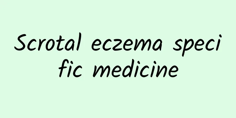 Scrotal eczema specific medicine