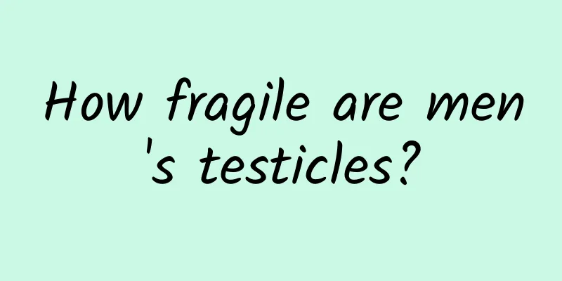 How fragile are men's testicles?