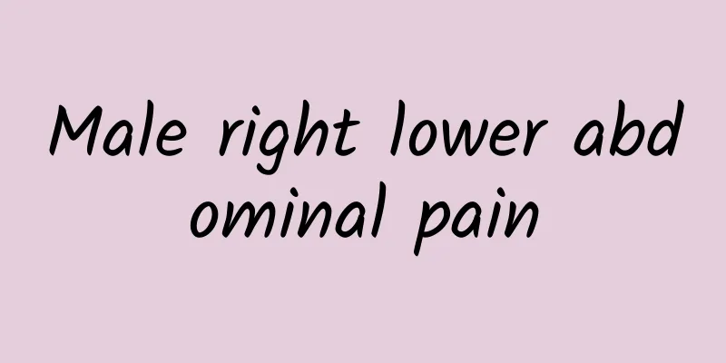 Male right lower abdominal pain