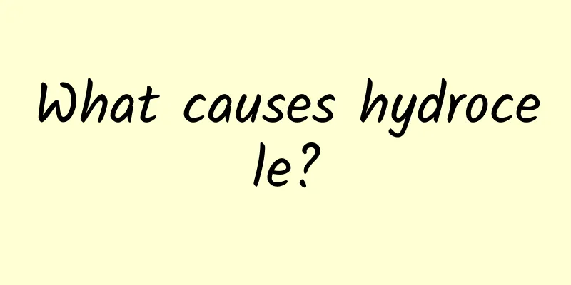 What causes hydrocele?