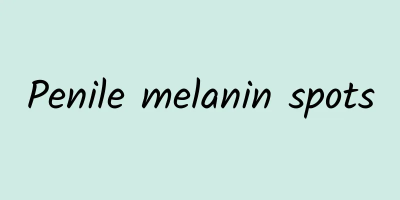 Penile melanin spots