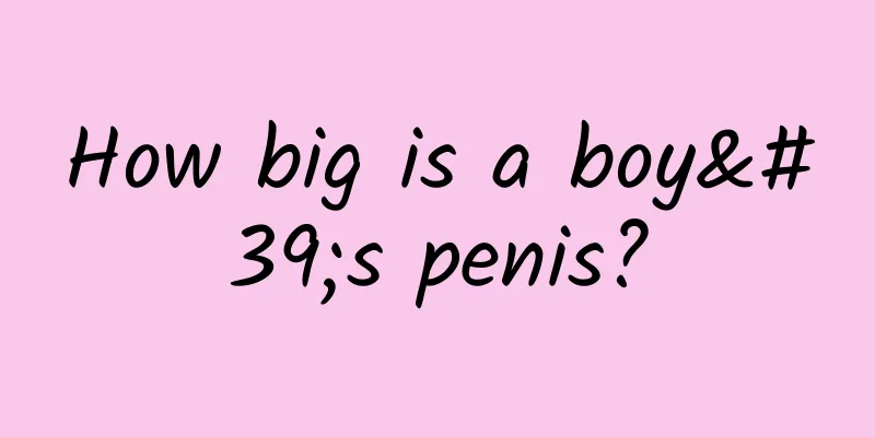 How big is a boy's penis?