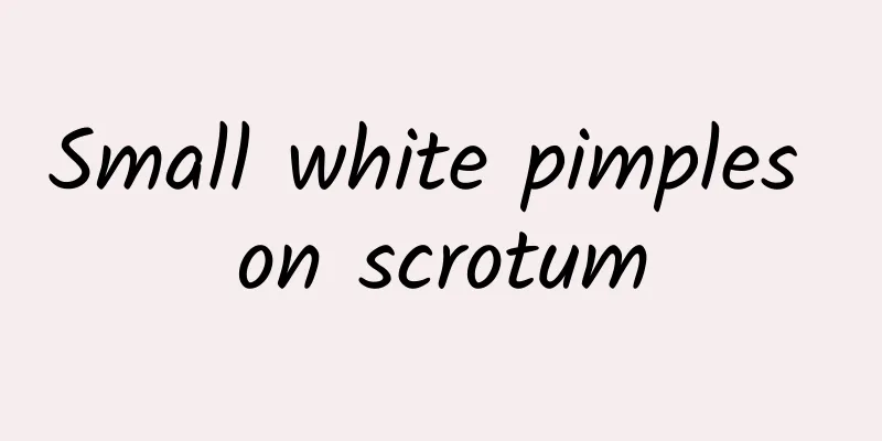 Small white pimples on scrotum