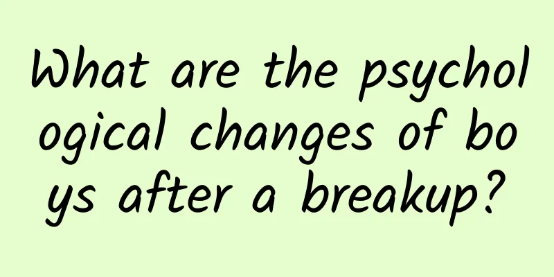 What are the psychological changes of boys after a breakup?