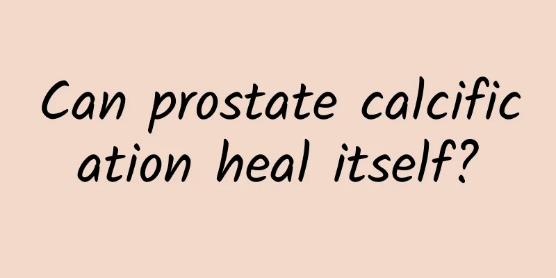 Can prostate calcification heal itself?