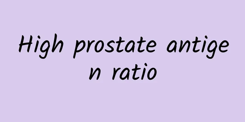 High prostate antigen ratio