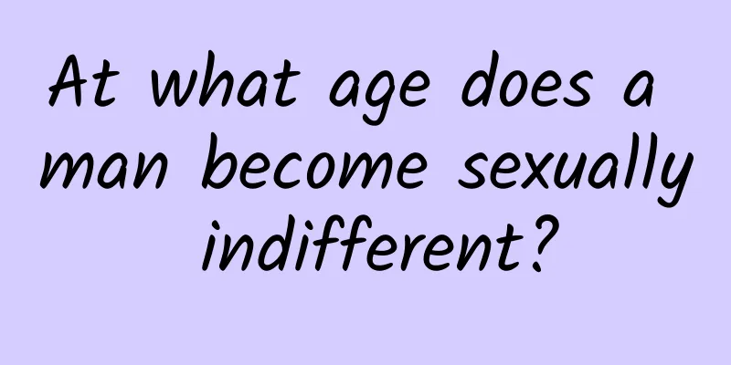At what age does a man become sexually indifferent?